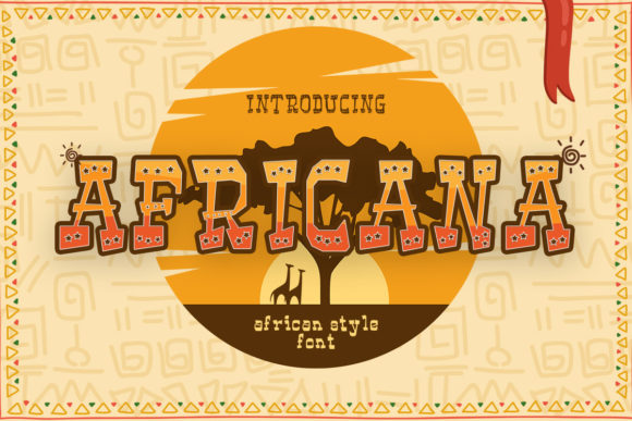 Africana Display Font for Bold, Authentic Branding