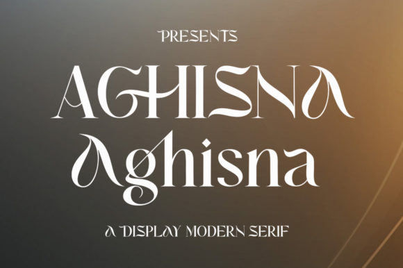 Aghisna Display Font for Elegant Branding Projects