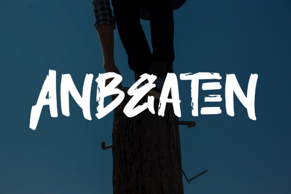 Anbeaten Display Font for Handwritten Brand Appeal