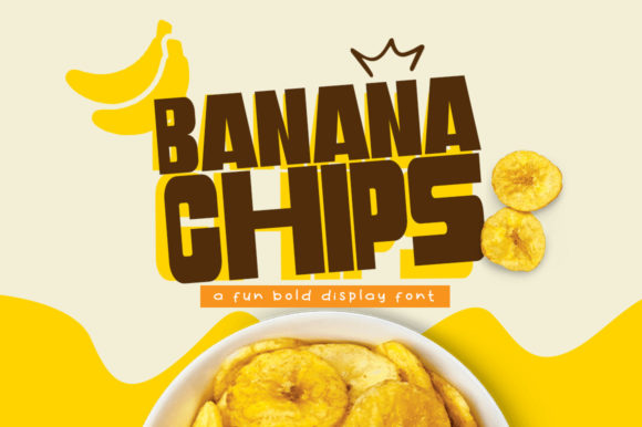 Banana Chips: A Playful Display Font Worth Downloading