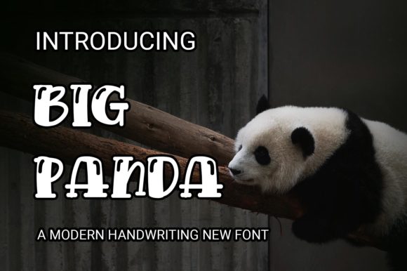 Big Panda Display Font for Bold, Casual Campaigns