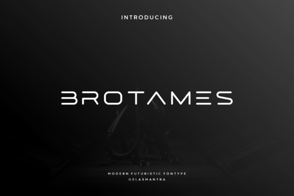 Brotames: A Futuristic Display Font for Tech-Forward Campaigns