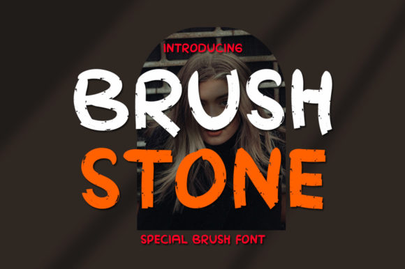 Brush Stone Display Font for Polished Branding