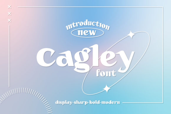 Cagley Font: A Modern and Friendly Display Typeface for Small Business Branding