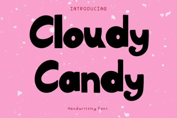 Cloudy Candy Display Font for Whimsical Web Design