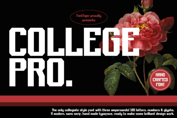 College Pro: A Bold Display Font for Editorial Confidence