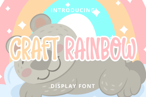 Craft Rainbow Font: A Stylish Display Typeface for Makers