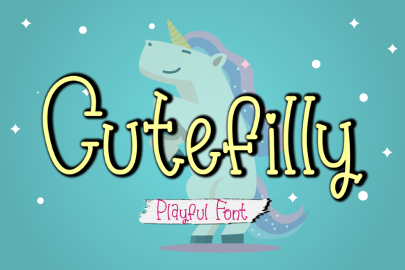 Cutefilly: A Playful Display Font for Branding That Stands Out