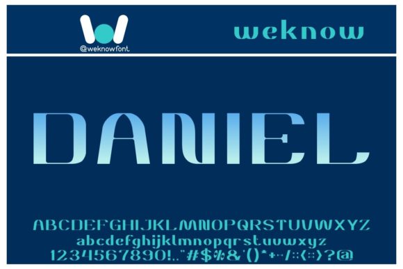 Daniel Display Font for Handmade Branding & Craft Projects