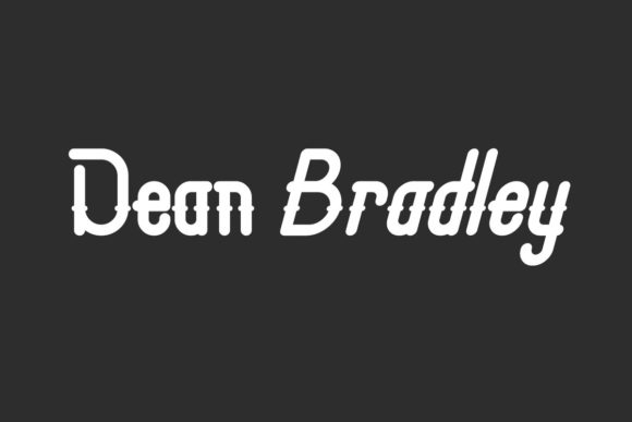 Dean Bradley: A Vintage Display Font Worth Downloading