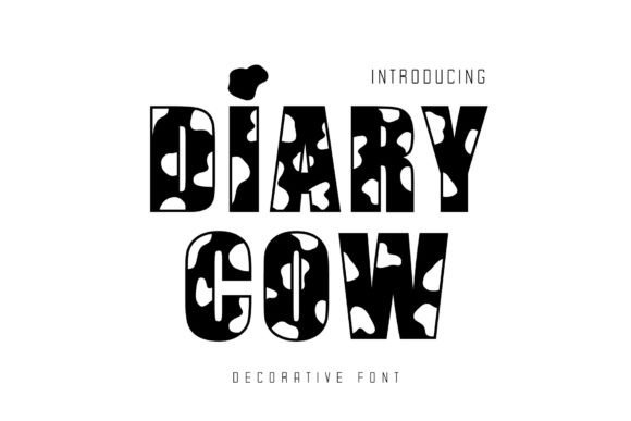 Diary Cow: A Distinctive Display Font for Editorial Design