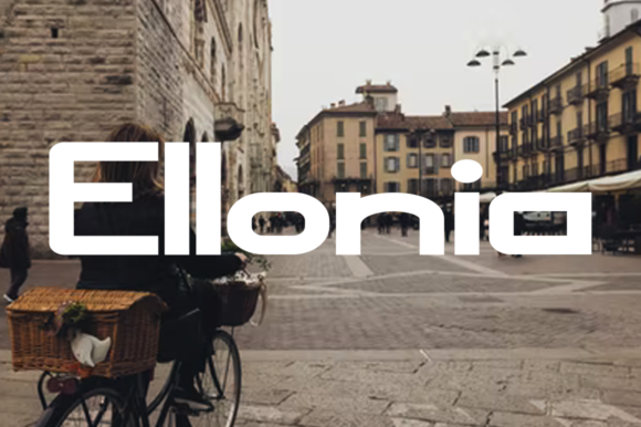 Ellonia Font: A Squared Display Typeface for Polished Branding