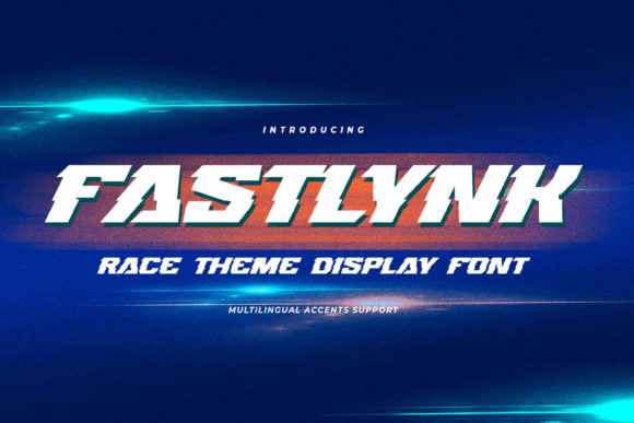Fastlynk: A Bold Display Font for Impactful Branding