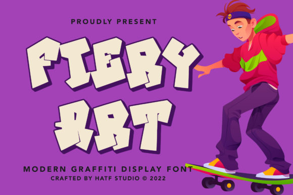 Fiery Art Display Font for Bold, Memorable Branding