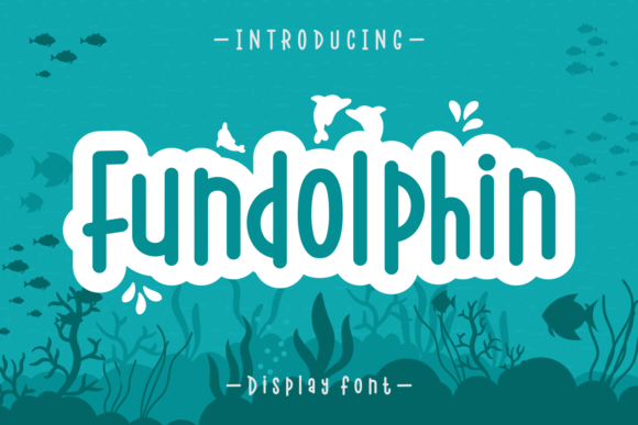 Fundolphin Display Font for Whimsical Handmade Creations