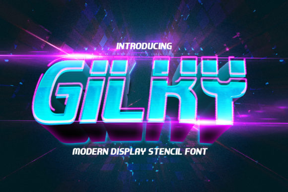 Gilky Display Font for Handmade Creativity