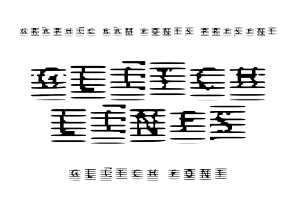 Glitch Lines: A Glitched Display Typeface for Bold Digital Branding
