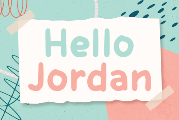 Hello Jordan Display Font for Authentic Brand Identity