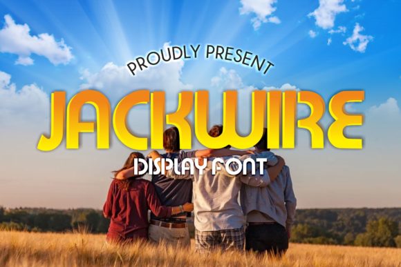 Jackwire: A Fun Display Font for Bold Digital Headlines