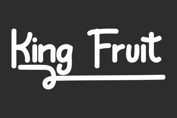 King Fruit Display Font for Playful Campaigns