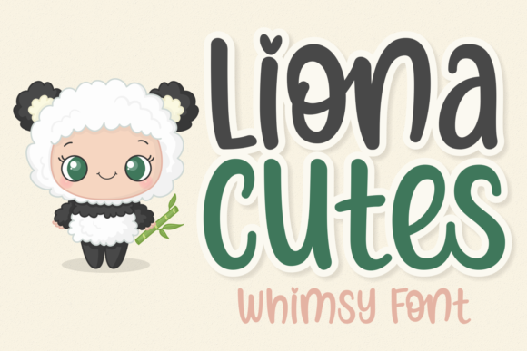 Liona Cutes Display Font for Whimsical Branding