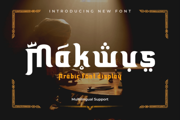 Makwus: A Bold Arabic-Styled Display Font for Editorial Impact