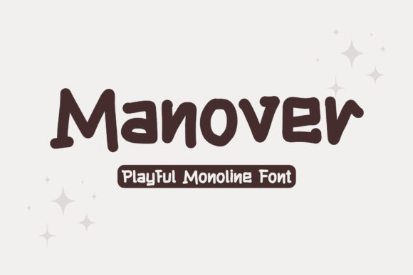 Manover Display Font for Elegant Handmade Branding