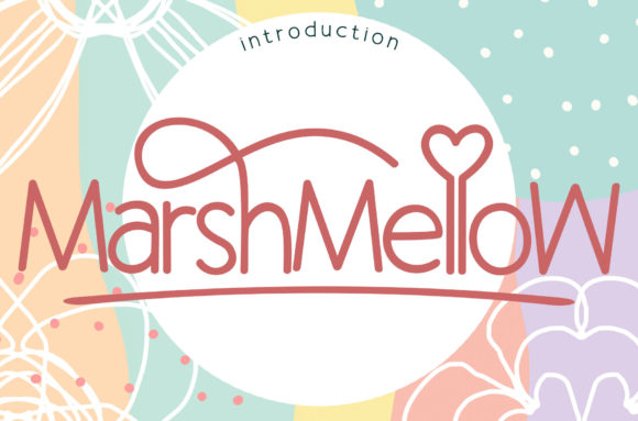 Marshmellow Font: Friendly Display Fonts for Crafters & Sellers