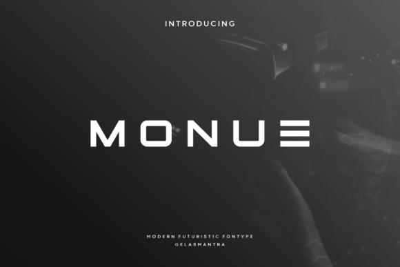 Monue: A Modern Display Font for Editorial Design