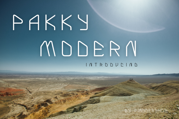 Pakky Modern Font for Modern Branding