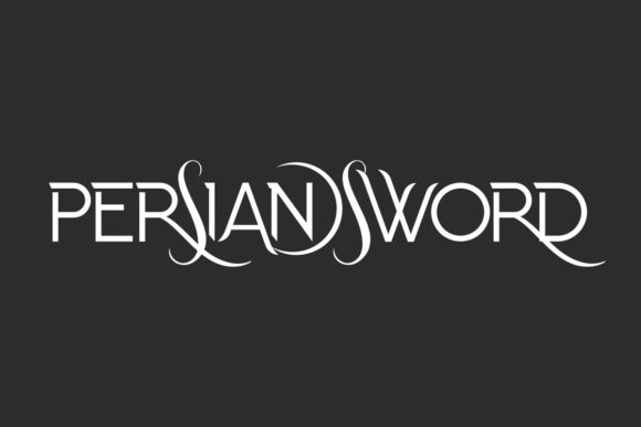 Persian Sword Font for Elegant Branding and Display