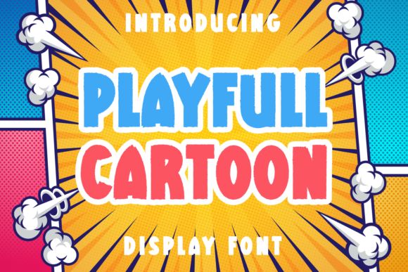 Playfull Cartoon: A Thick-Lettered Display Font for Authentic Editorial Charm