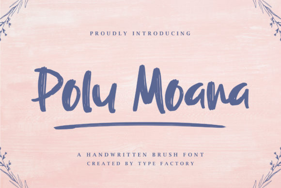Polu Moana: A Playful Display Font for Summer-Ready Branding