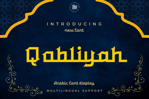 Qobliyah Font: Elegant Display Typeface for Editorial Design