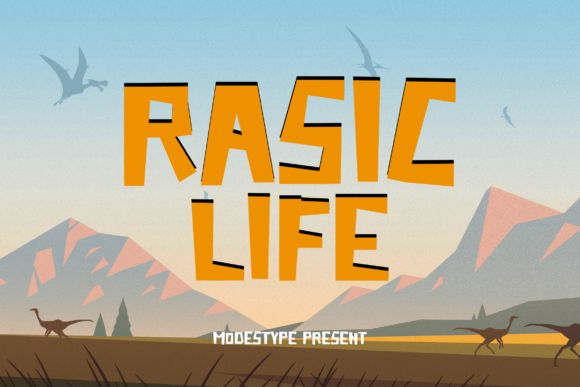 Rasic Life Display Font for Handmade Creators