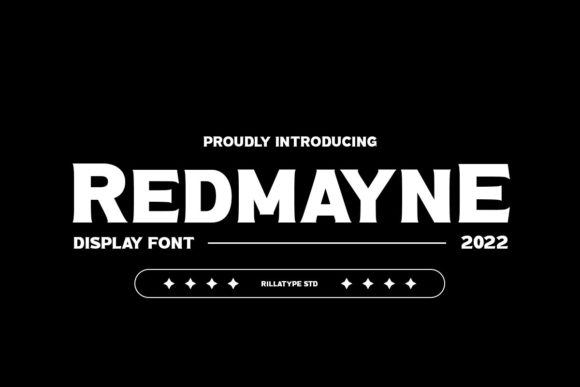 Redmayne: A Bold Display Font That Makes Design Pop