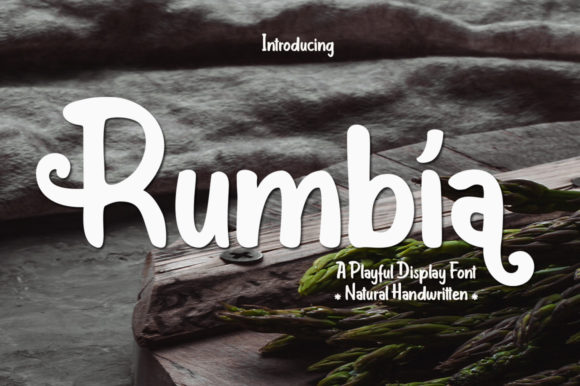 Rumbia: A Dynamic Display Font for Modern Design