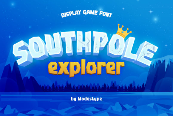 Southpole Explorer Display Font for Playful Editorial Design