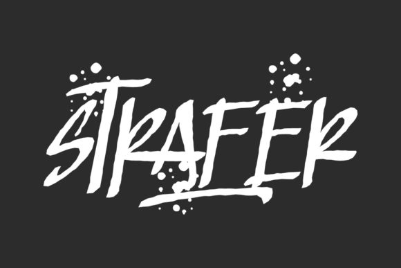 Strafer: A Graffiti-Inspired Display Font for Editorial Identity