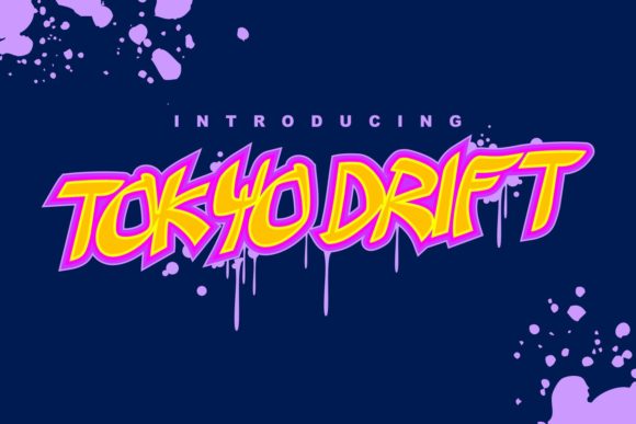 Tokyo Drift Font for Bold Handmade Branding